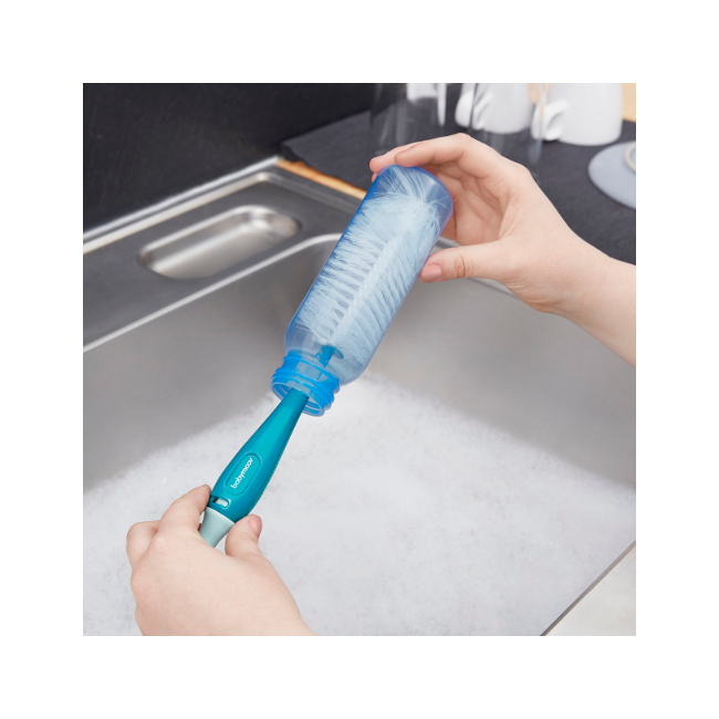 Babymoov - Perie biberoane 2 in 1 albastru BBBA006007