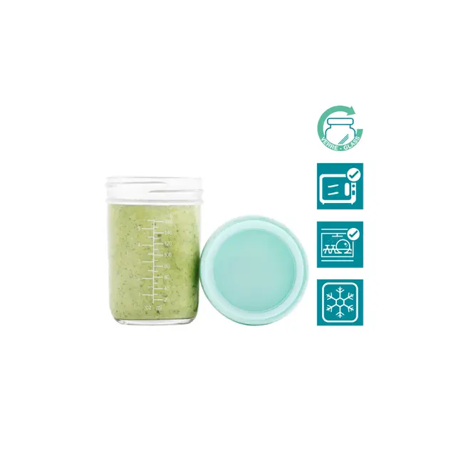 Babymoov - Set 4 boluri gradate din sticla, 220 ml BBBA004313