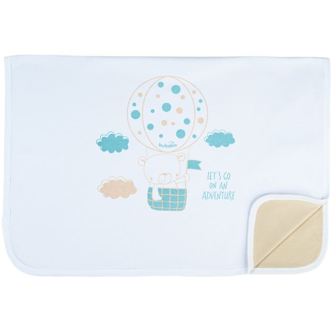 Patura bebe din bumbac in strat dublu - adventure - 70x90cm