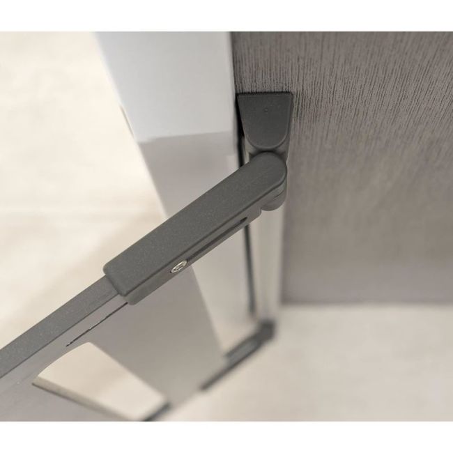 Sistem de instalare rapida EasyFix pentru porti de siguranta extensibile DesignLine, aluminiu, Reer 46051