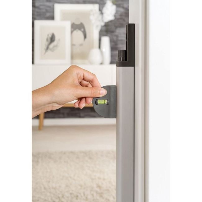 Sistem de instalare rapida EasyFix pentru porti de siguranta extensibile DesignLine, aluminiu, Reer 46051