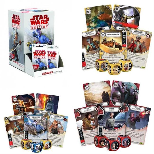 Pachet Carti De Joc Star Wars Destiny Legacies Booster Box 36 Bucati - VG85878