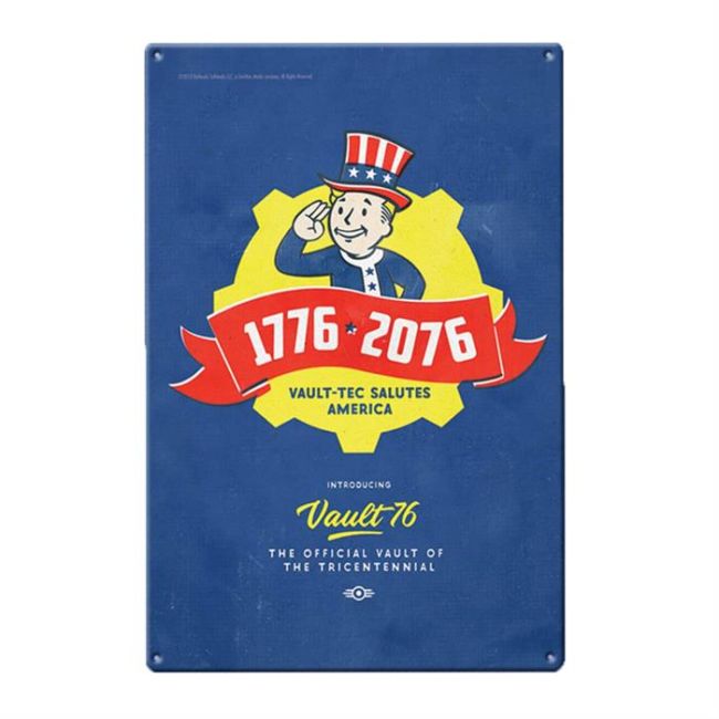 Accesoriu Fallout Tricentennial Poster Metal - VG87104