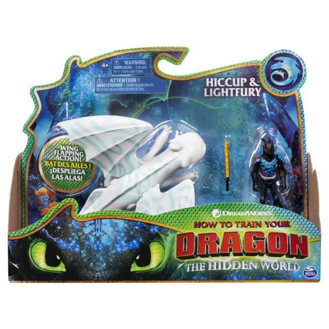 DRAGONS 3 FIGURINA HICCUP SI FURIA LUMINII CU LANSATOR VIV6045112_20107882