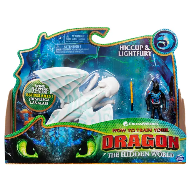 DRAGONS 3 FIGURINA HICCUP SI FURIA LUMINII CU LANSATOR VIV6045112_20107882