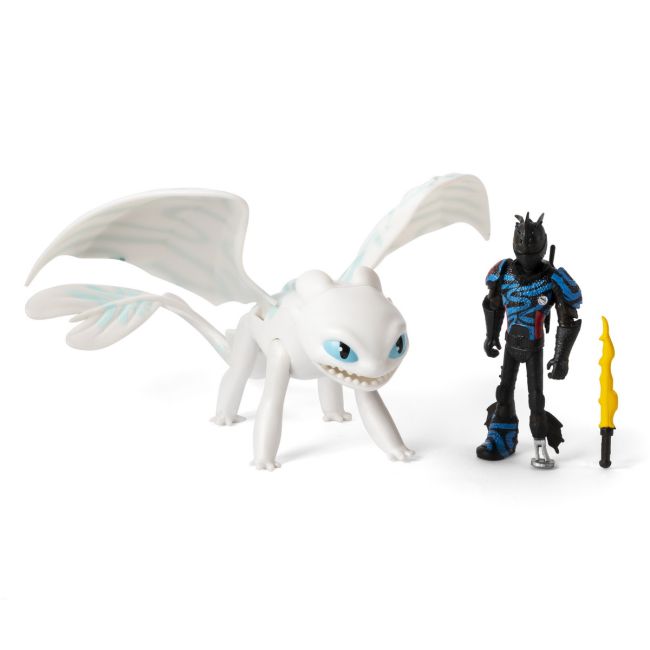 DRAGONS 3 FIGURINA HICCUP SI FURIA LUMINII CU LANSATOR VIV6045112_20107882