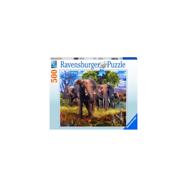 PUZZLE FAMILIE ELEFANTI, 500 PIESE - ARTRVSPA15040