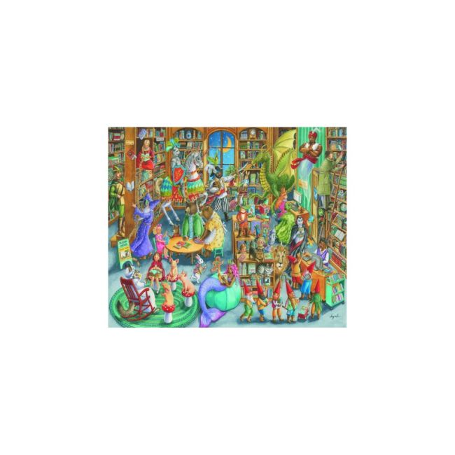 PUZZLE NOAPTE IN LIBRARIE, 1000 PCS - ARTRVSPA16455