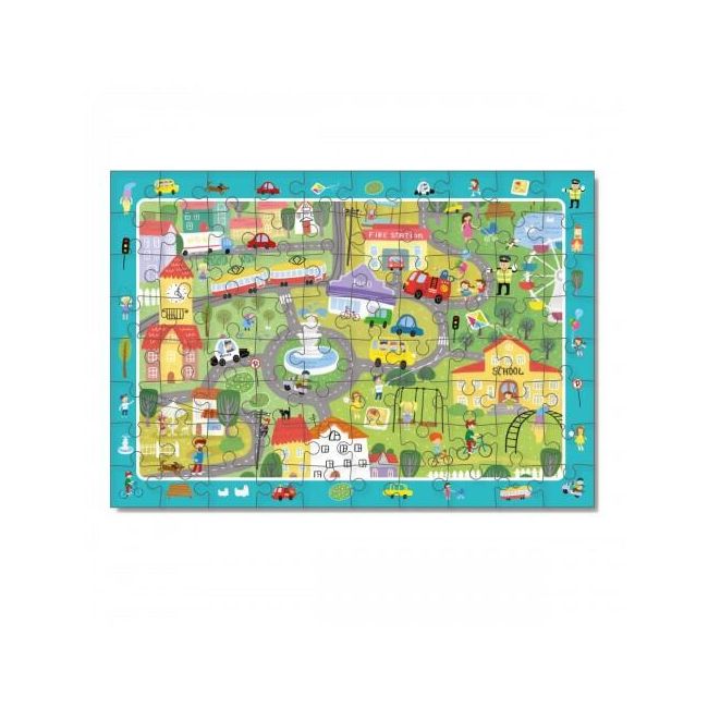 Puzzle - orasul (80 piese)
