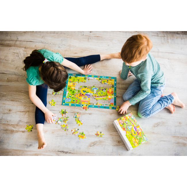 Puzzle - orasul (80 piese)