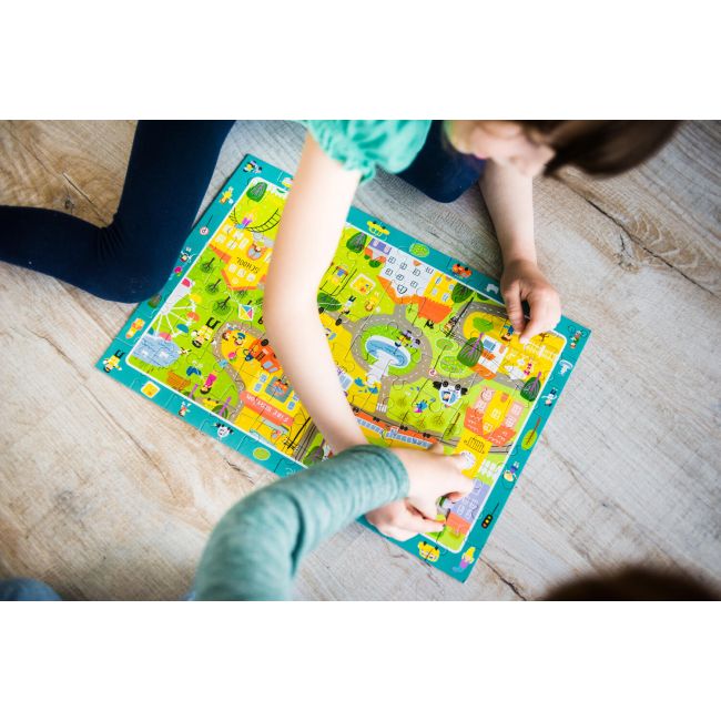 Puzzle - orasul (80 piese)