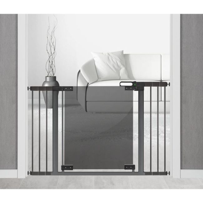Set 2 extensii 7 cm pentru porti de siguranta DesignLine Puristic, metal gri antracit, Reer 46041
