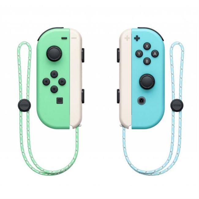 Consola Nintendo Switch Joy-Con Pastel Green Blue Animal Crossing New Horizons - VG87217