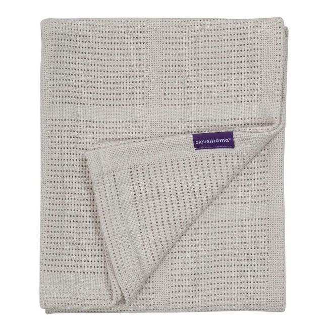 Paturica din bumbac 70 x 90 cm- Grey Clevamama 3452 SUPclvm_3452