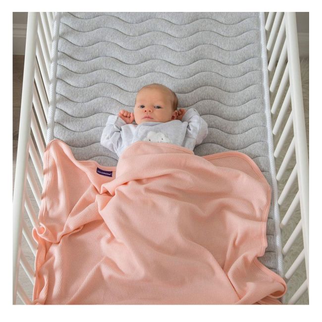Paturica din bumbac Waffle Weave 70 x 90 cm- Coral Clevamama 3460 SUPclvm_3460