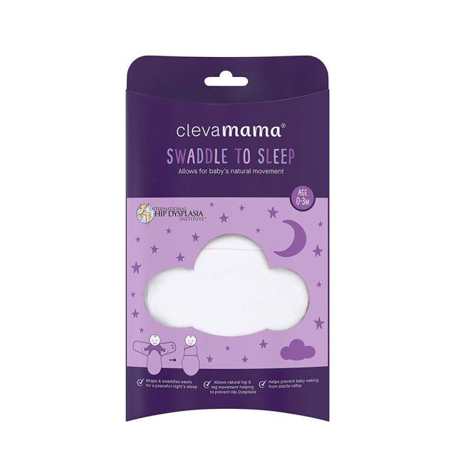 Sistem de infasare pentru bebelusi 0-3 luni white Clevamama 3403 SUPclvm_3403