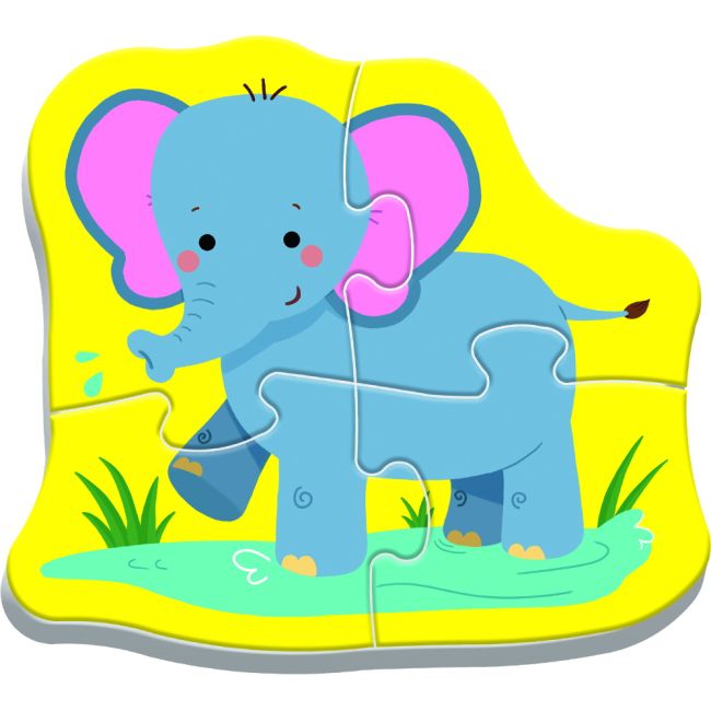 PUZZLE TREFL BABY CLASIC ANIMALE SAFARI 8 PIESE VIV36073