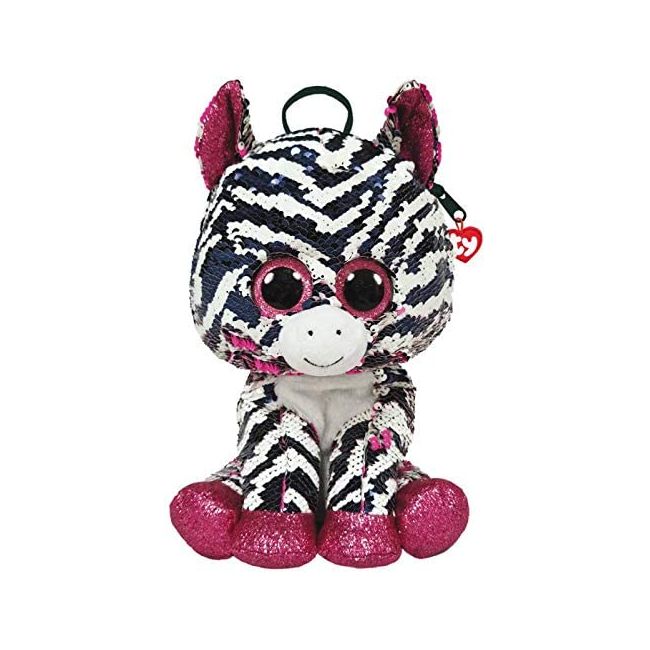 RUCSAC DE PLUS TY CU PAIETE ZEBRA ZOEY VIVTY95030