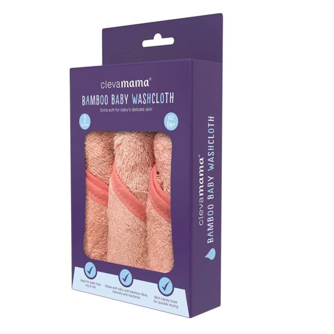 Set 3 prosoape pentru fata bebelusi Clevamama 3513 SUPclvm_3513