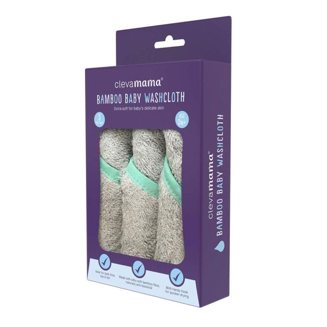 Set 3 prosoape pentru fata bebelusi Clevamama 3515 SUPclvm_3515