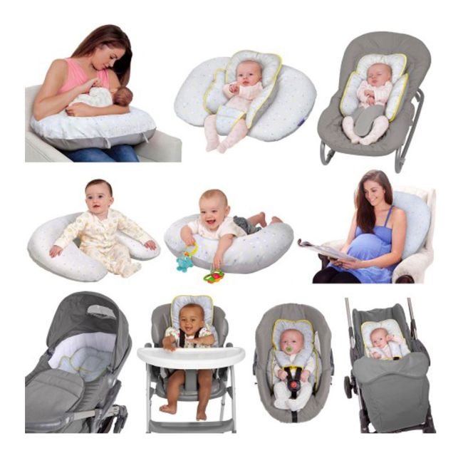 Perna multifunctionala 10 in 1 gri Clevamama 3013 SUPclvm_3013