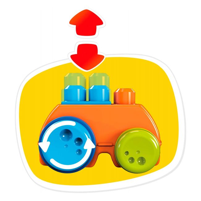 Jucarie interactiva Mega Bloks Girafa cu numere, 30 de piese - 4AKGFG19