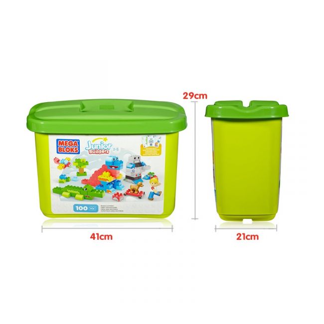 Set Cuburi Mega Bloks Construieste o poveste, 100 piese - 4AKCYR23
