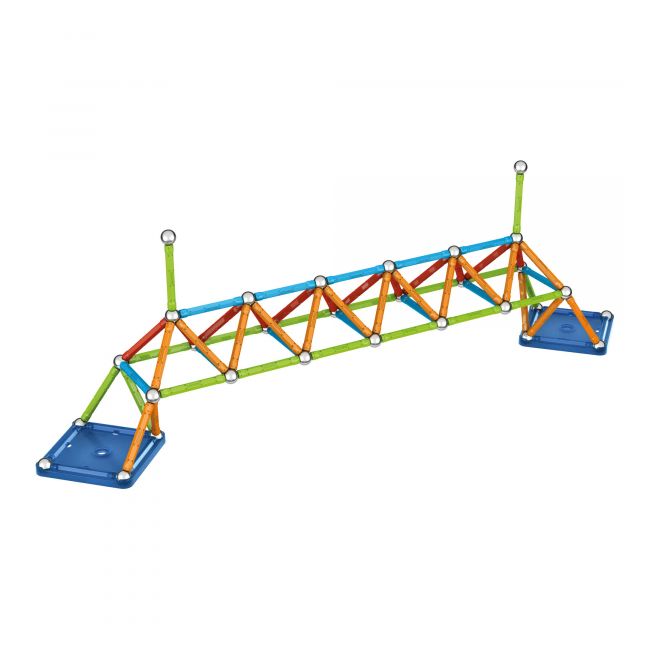 Set de constructie magnetic Geomag, Confetti, 127 piese - 4AKGEOM-354
