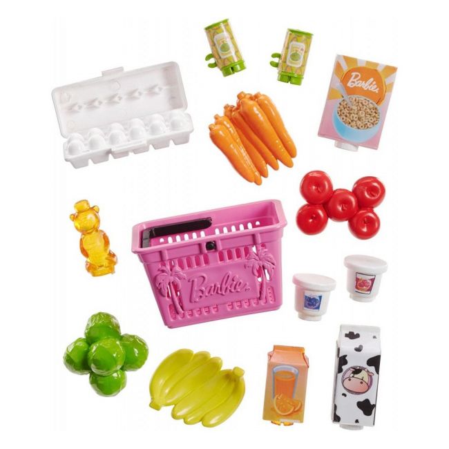Set de joaca Standul cu alimente Barbie - 4AKMT-FJB25