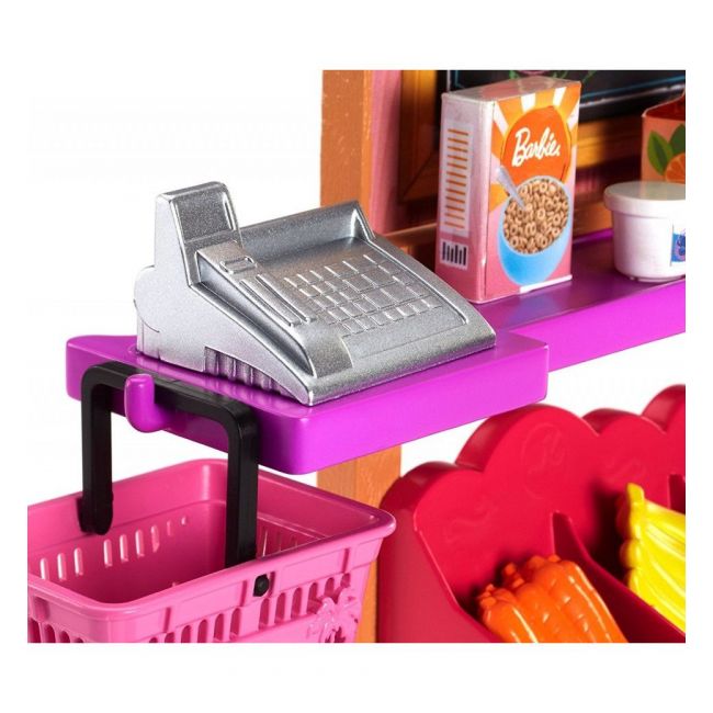 Set de joaca Standul cu alimente Barbie - 4AKMT-FJB25