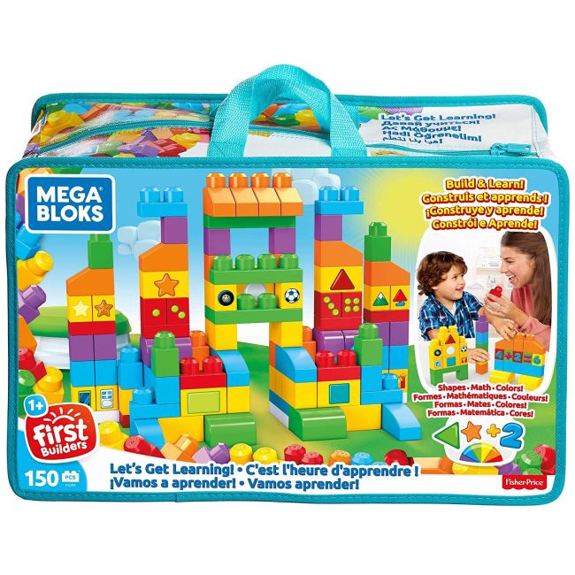 Set Fisher-Price Cuburi Colorate de Construit Mega Bloks 150 de piese - 4AKFVJ49