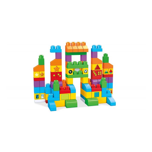 Set Fisher-Price Cuburi Colorate de Construit Mega Bloks 150 de piese - 4AKFVJ49