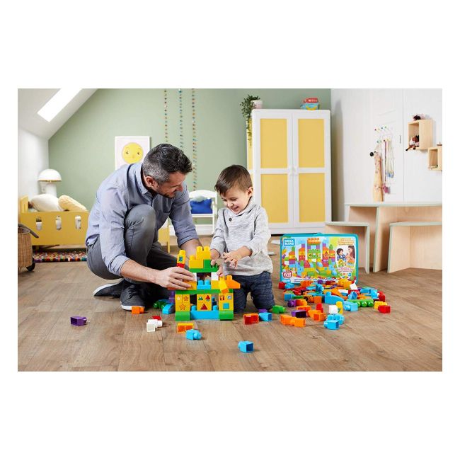 Set Fisher-Price Cuburi Colorate de Construit Mega Bloks 150 de piese - 4AKFVJ49