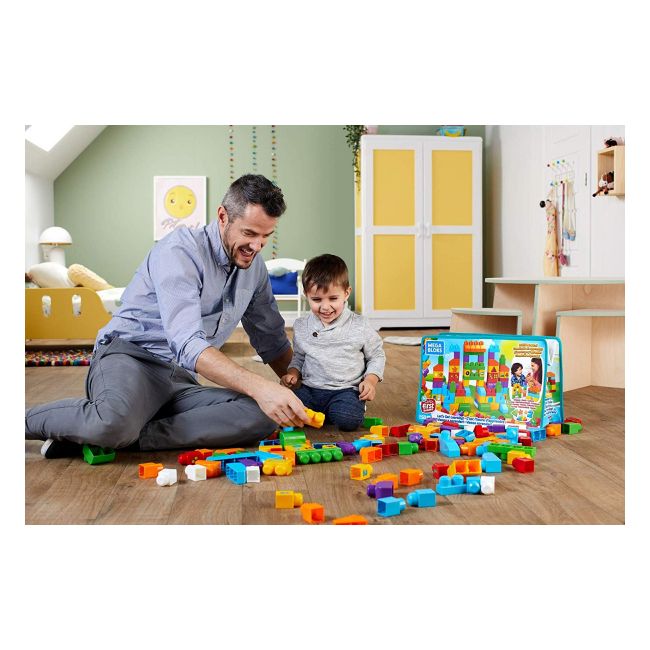 Set Fisher-Price Cuburi Colorate de Construit Mega Bloks 150 de piese - 4AKFVJ49