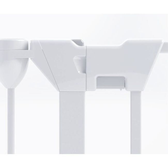 Tarc de siguranta modular cu 5 panouri, metal alb, Noma, N94047