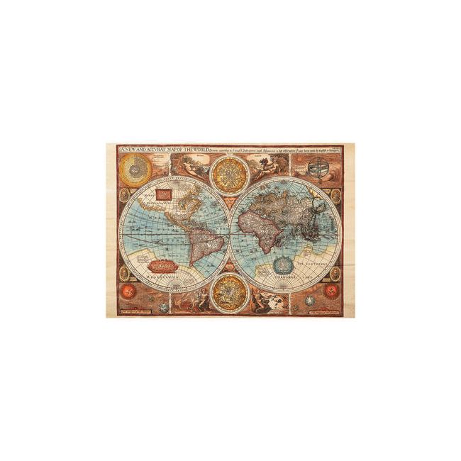 Puzzle - harta lumii din 1626 (500 piese)