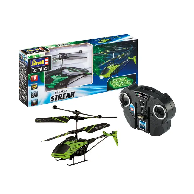 REVELL RC Helicopter Glow in the Dark "STREAK" VRNRV23829