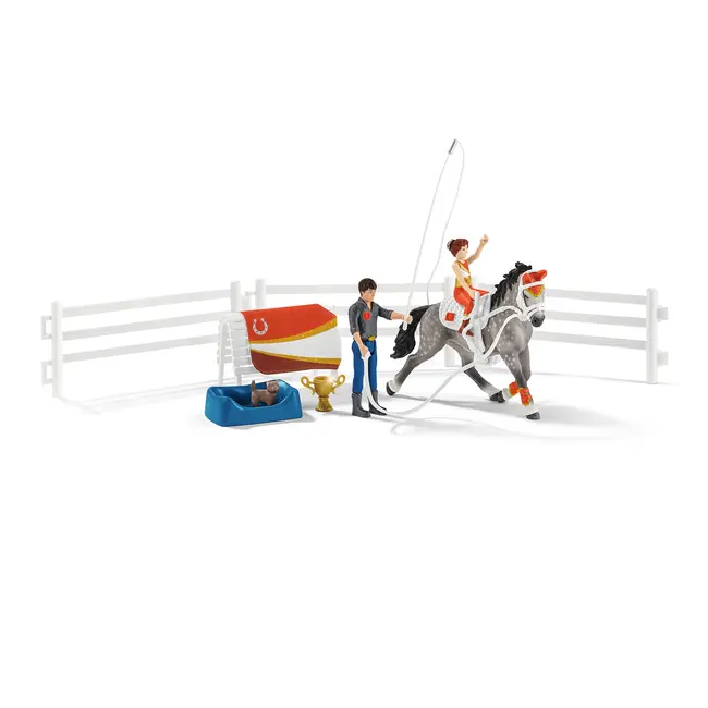 SCHLEICH Calarie pentru sarituri peste obstacole Horse Club al Miei - VRNSL42443