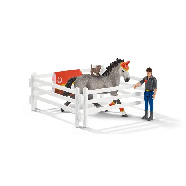 SCHLEICH Calarie pentru sarituri peste obstacole Horse Club al Miei - VRNSL42443