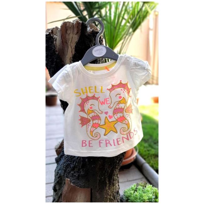 Tricou fetite - Be friends DKW138-1.9-12 luni (Marimea 20 incaltaminte)