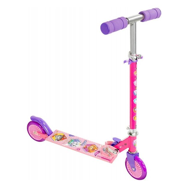 Trotineta copii 2 roti Saica 2202 Paw Patrol Girl cu 2 roti aluminiu pliabila si reglabila inaltime - SOLSA2202