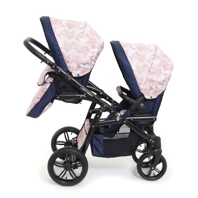 CARUCIOR COPII GEMENI TANDEM 2 IN 1, PJ STROLLER LUX, Cube PJBtandem49_1