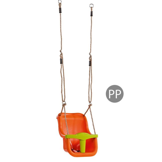 Leagan Baby Seat LUXE Culoare: Orange/Lime Green, franghie PP 10 - KB131.001.007.002