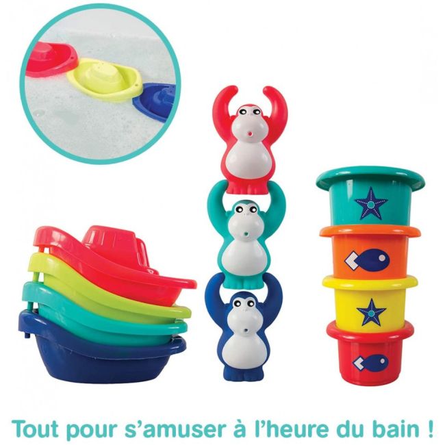 LUDI Jucarie de baie Mini Monkeys"" DNBLUD40028