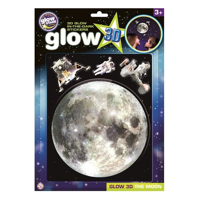 Abtibilduri 3d reflectorizante - luna