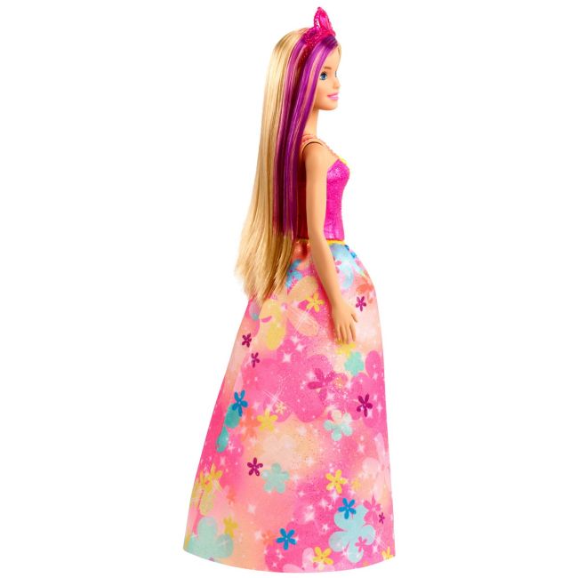 BARBIE PAPUSA PRINTESA DREAMTOPIA CU CORONITA ROZ VIVMTGJK12_GJK13