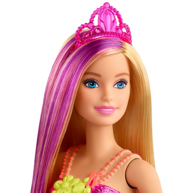 BARBIE PAPUSA PRINTESA DREAMTOPIA CU CORONITA ROZ VIVMTGJK12_GJK13