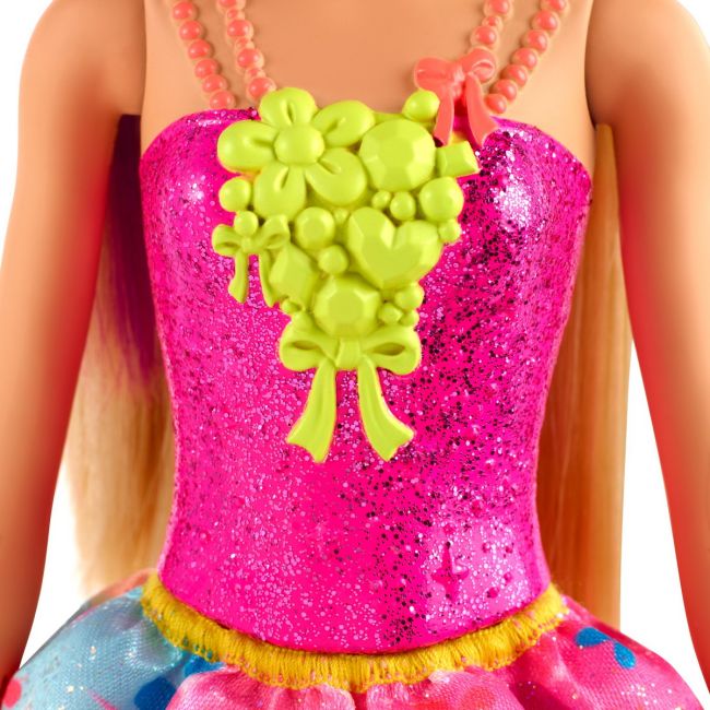 BARBIE PAPUSA PRINTESA DREAMTOPIA CU CORONITA ROZ VIVMTGJK12_GJK13