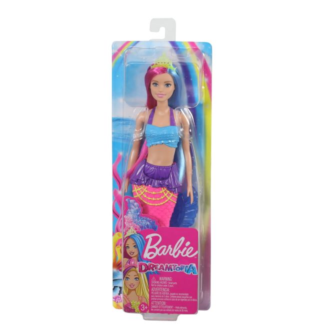 BARBIE PAPUSA SIRENA CU CORONITA VERDE VIVMTGJK07_GJK08