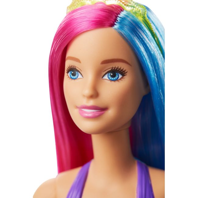 BARBIE PAPUSA SIRENA CU CORONITA VERDE VIVMTGJK07_GJK08